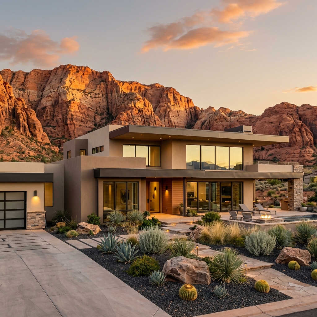 Exterior Painting for homes in The Cliffs at Snow Canyon