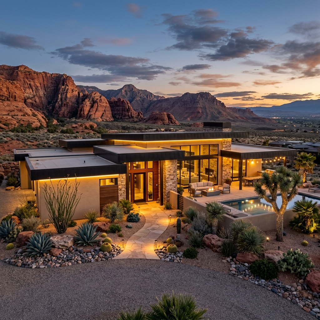 Exterior Painting for homes in The Cliffs at Snow Canyon